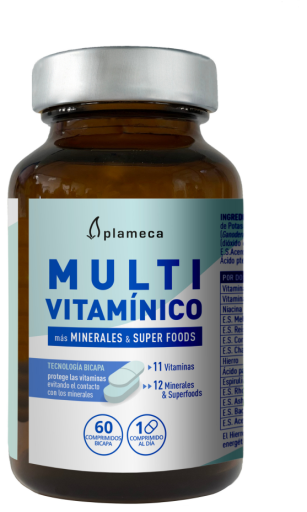 Plameca Multivitamin 60 dubbelskiktstabletter