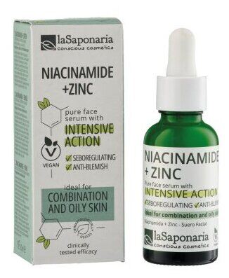 La Saponaria Niacinamid + Zinkserum 30 ml