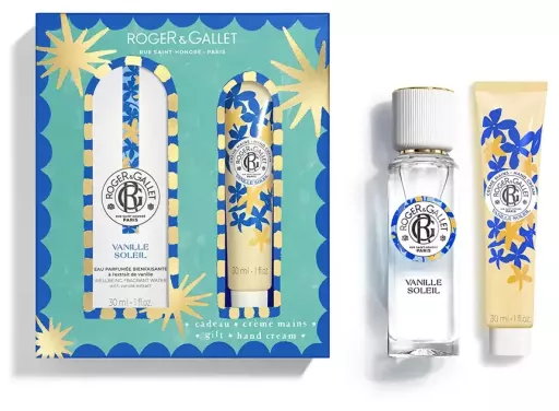 Roger & Gallet Vanille Soleil Parfymerat Vatten Wellness Presentset 2 delar