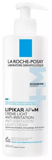 La Roche Posay Lipikar Baume Light Ap+M Trippelverkande Reparerande Balsam 400 ml