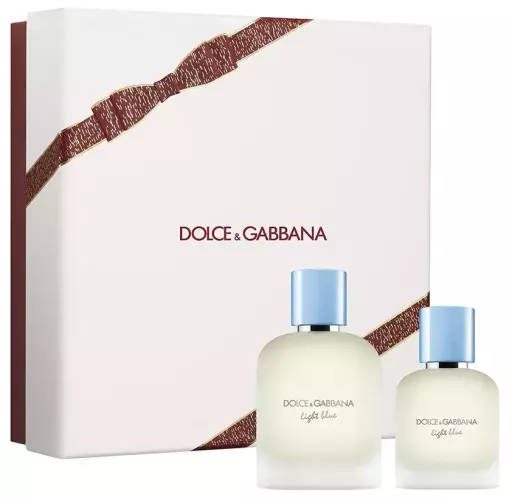 Dolce & Gabbana Ljusbl&aring;tt Pour Homme-fodral 2 delar