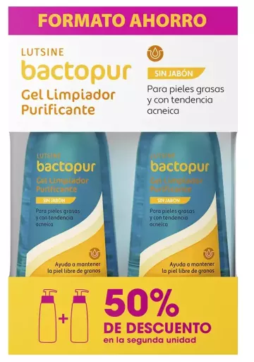 Bactopur Reng&ouml;rande Reng&ouml;ringsgel F&ouml;rpackning 2 x 200 ml