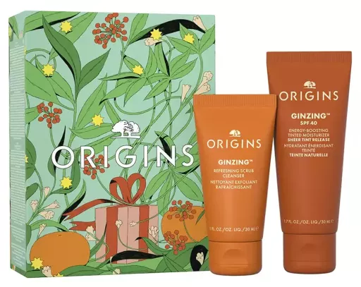 Origins Ginzing Energigivande Tonad Fuktighetskr&auml;m SPF40 2-delars Set