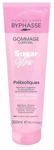 Byphasse Sugar Glow Prebiotisk kroppsskrubb 300 ml