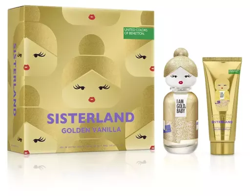 Benetton Sisterland Golden Vanilla 2-delat fodral
