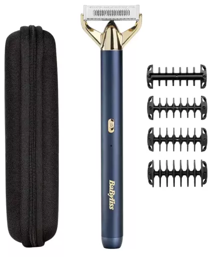 BaByliss X-Blade Super-X Metall Guld & Marinbl&aring; Trimmer
