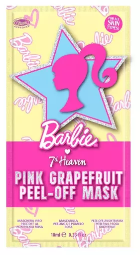 7th Heaven Barbie Peel-Off ansiktsmask Rosa Grapefrukt 10ml
