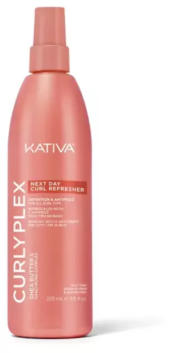 Kativa Curly Plex Uppfriskande och Lockigt H&aring;r Redefining Spray 225 ml