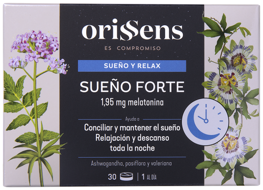 Orissens Sue&ntilde;o Forte 30 tabletter