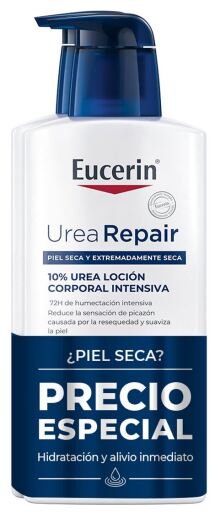 Eucerin UreaRepair intensiv &aring;terfuktande lotion 10 % urea 2 x 400 ml