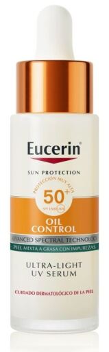 Eucerin Solskyddande ansiktsoljekontroll UV-serum SPF50+ 30 ml
