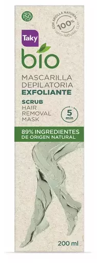 Bio Natural Exfolierande H&aring;rborttagningsmask 200 ml