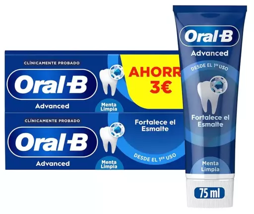 Oral-B St&auml;rker emaljtandkr&auml;m 2 x 75 ml
